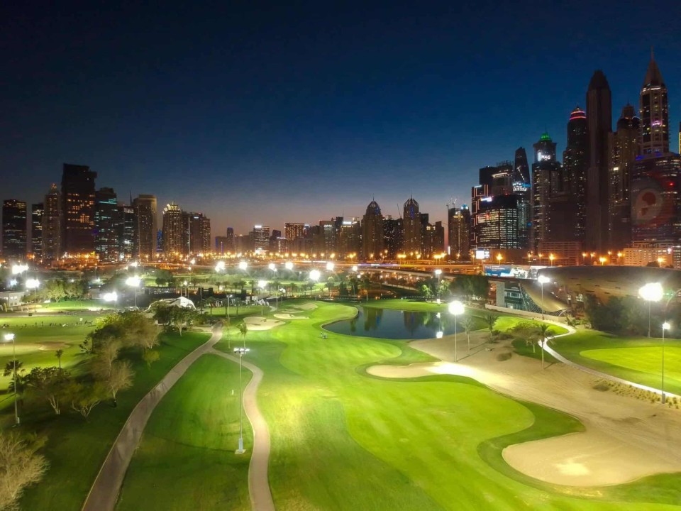 Night Golf’s never looked so good at Emirates Golf Club