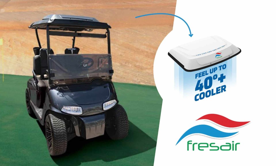 Summer golf just got cooler with airconditioned golf carts in the GCC