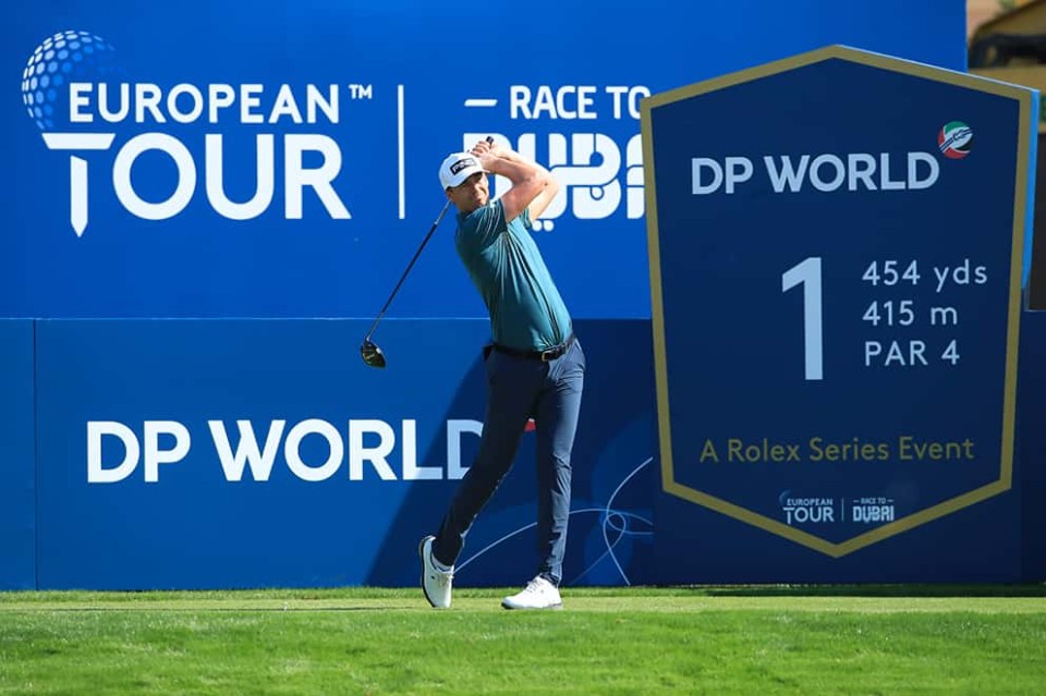dp world tour leaderboard today