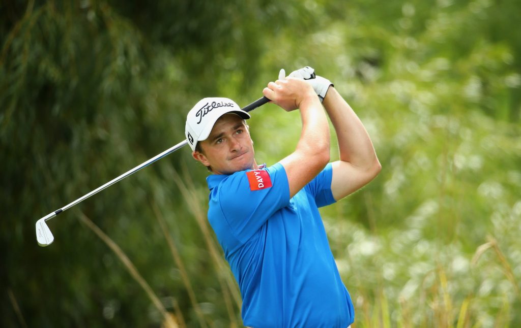 Paul Dunne in action