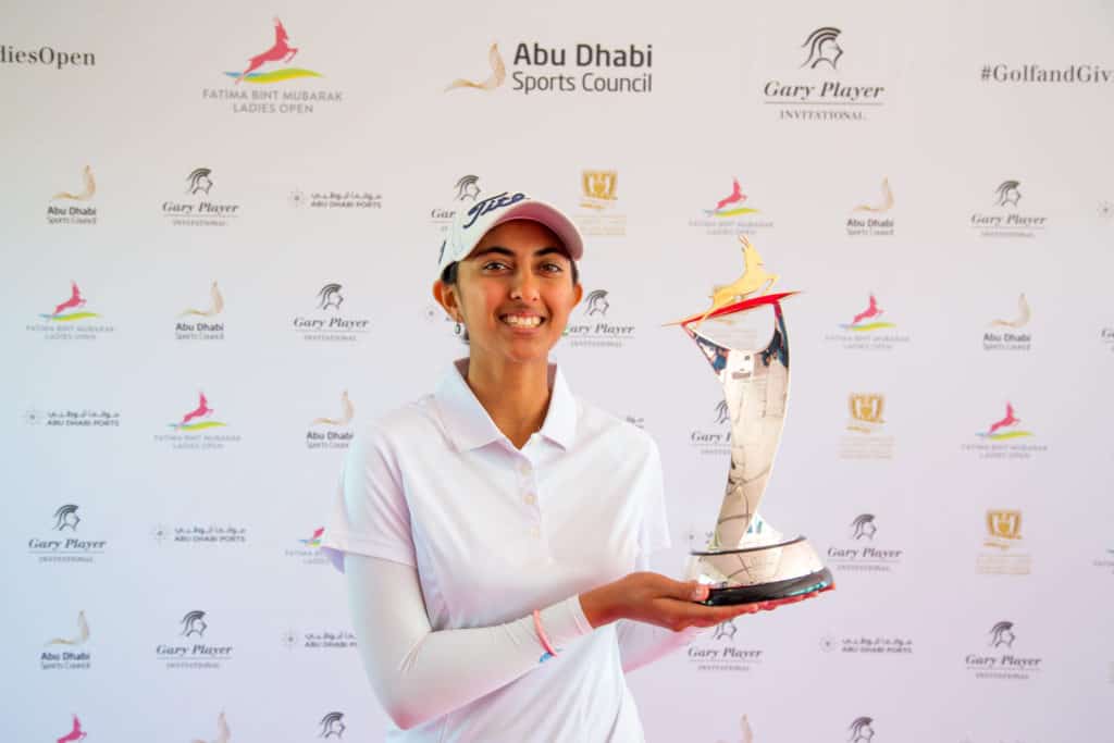 Fatima Bint Mubarak Ladies Open champion Aditi Ashok hoping to keep inspiring youngsters