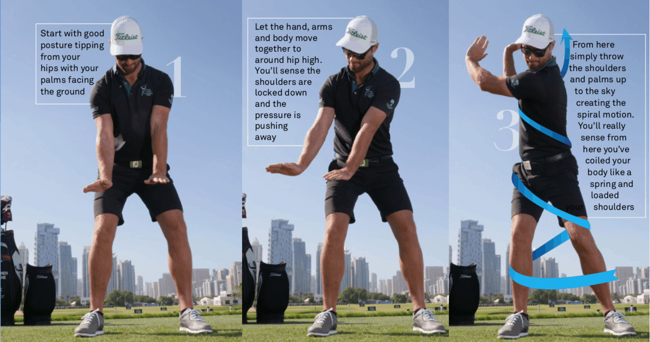Mastering the correct body motion  by Stephen Deane (Emirates Golf Club)