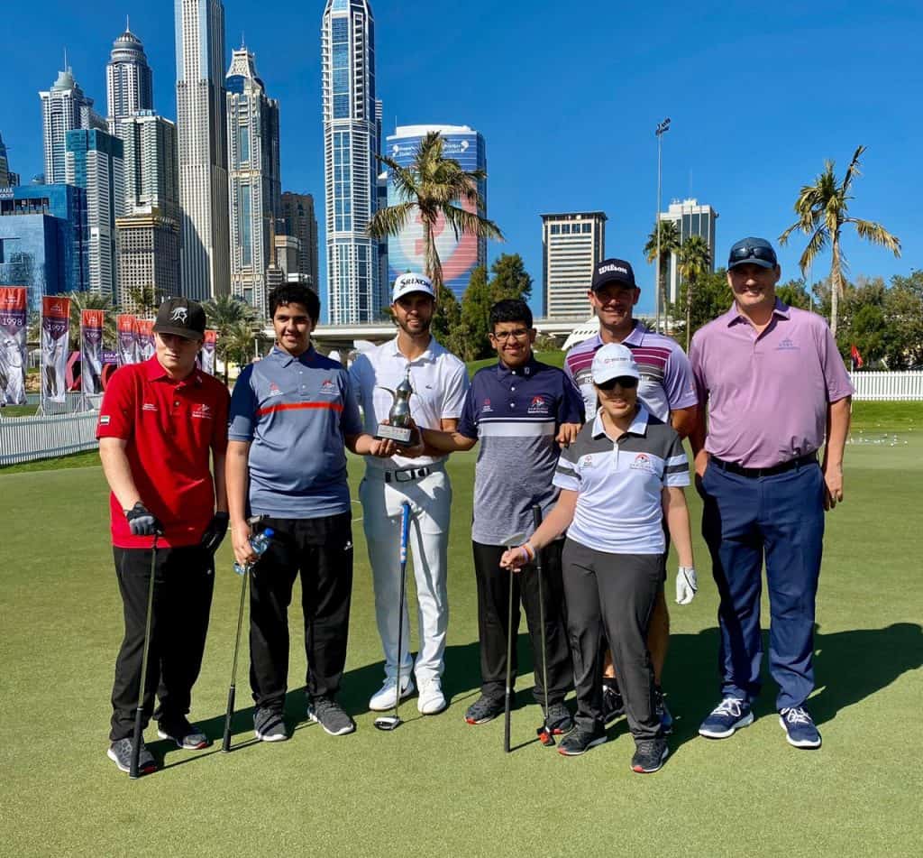 UAE Special Olympics Golf team receive clinic from European Tour stars