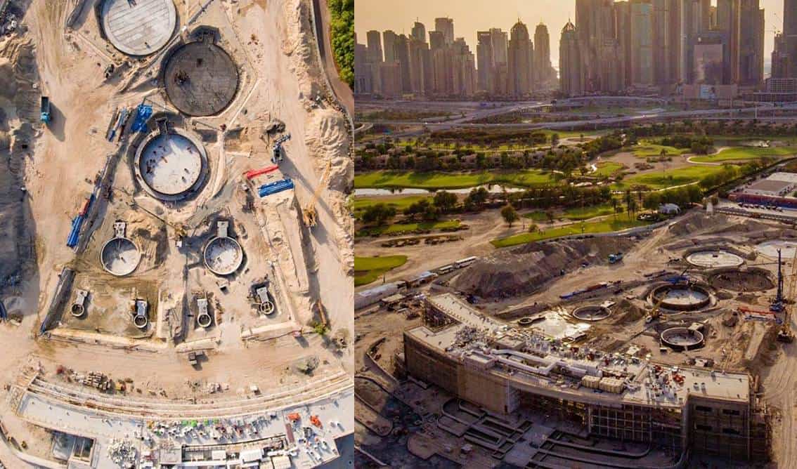 Topgolf Dubai Share Pictorial Progress Update Worldwide Golf