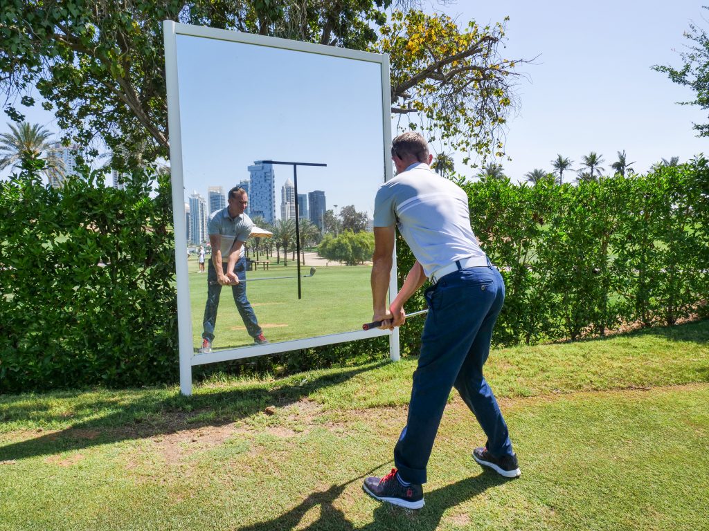 golf practice session