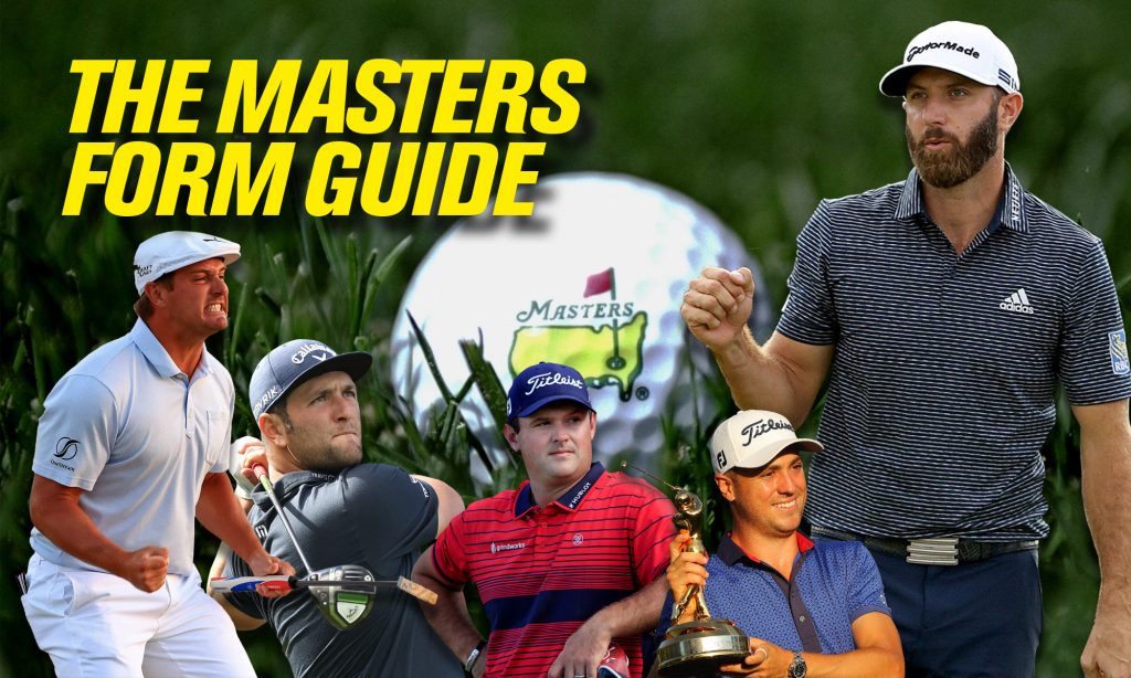The 2021 Masters Form Guide Part 1