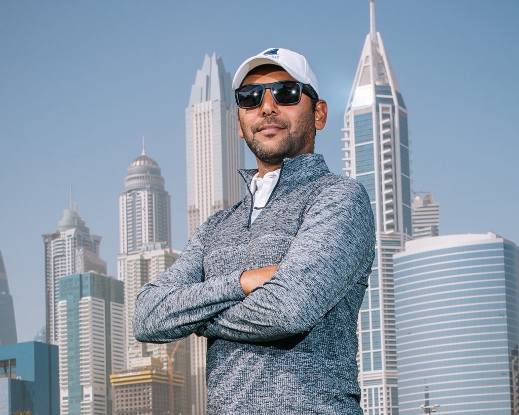 Abdullah Al Naboodah sowing the seeds of golf in the UAE