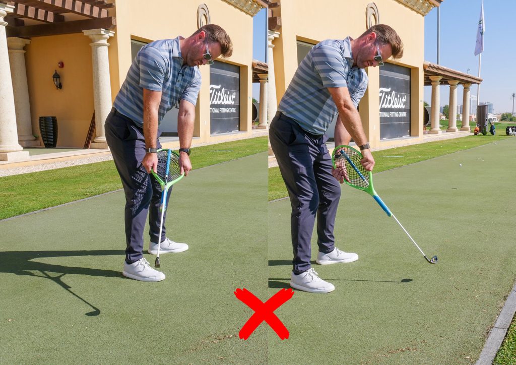 Square the club face correctly at impact with this simple tip