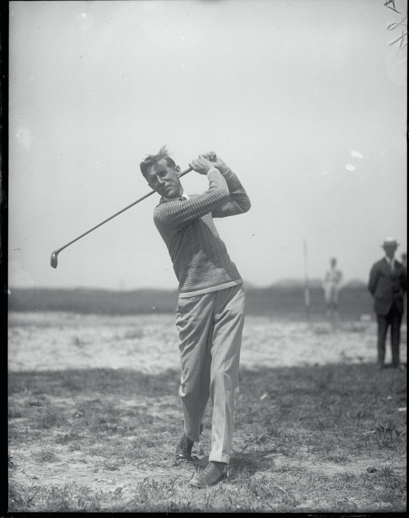 Jim Barnes in Golf Playing Action Worldwide Golf