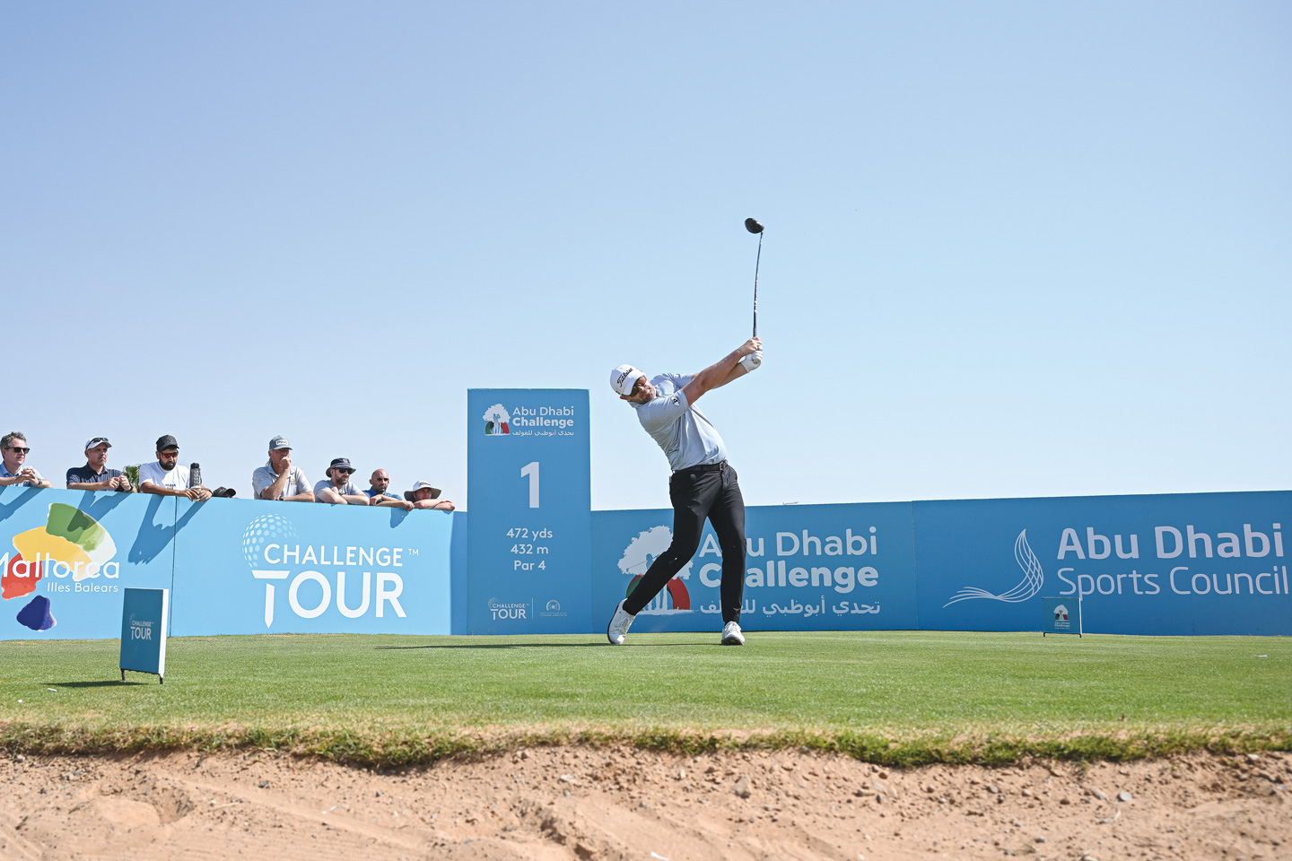 Thomas levy tees of at last year's Abu Dhabi Challenge